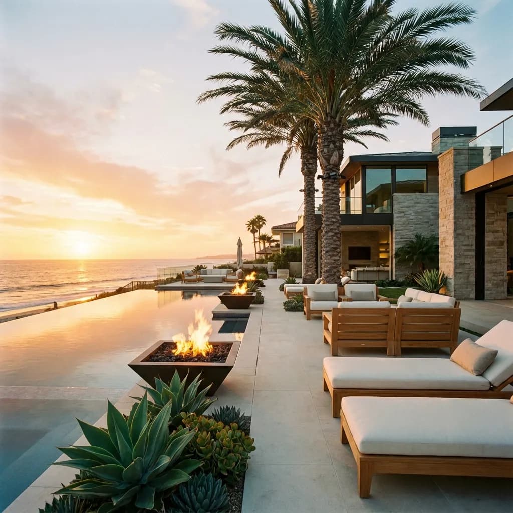 Luxury Coastal Landscaping in Orange County